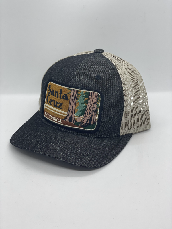 Sombrero de bolsillo con árboles de Santa Cruz