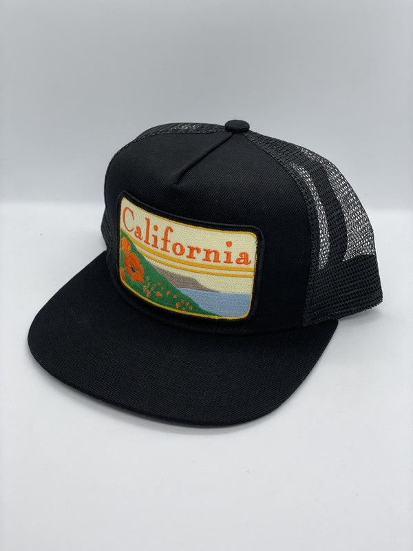 Sombrero de bolsillo de amapola de California