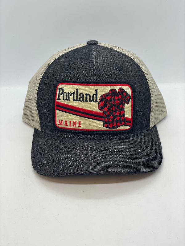 Portland Maine Flannel Pocket Hat