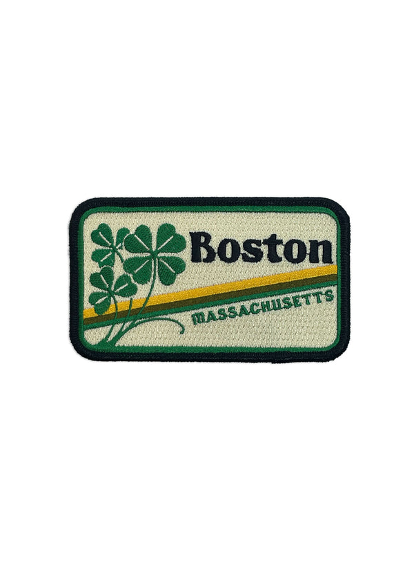 Parche de trébol de Boston Massachusetts
