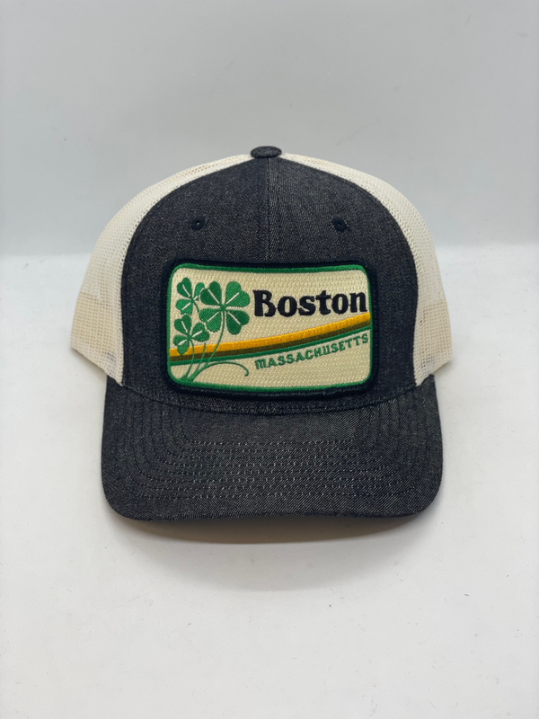 Sombrero de bolsillo con trébol de Boston Massachusetts