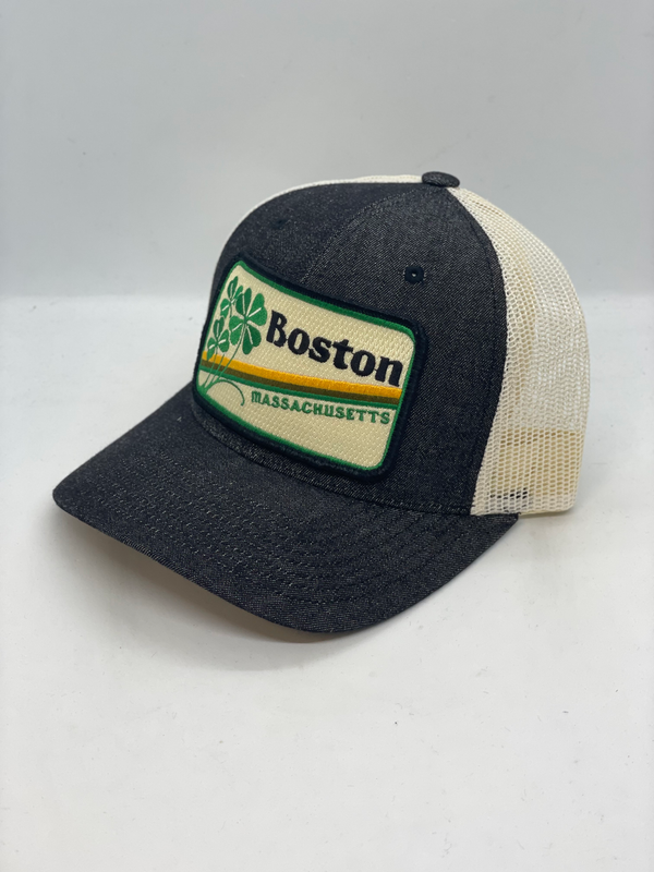 Sombrero de bolsillo con trébol de Boston Massachusetts
