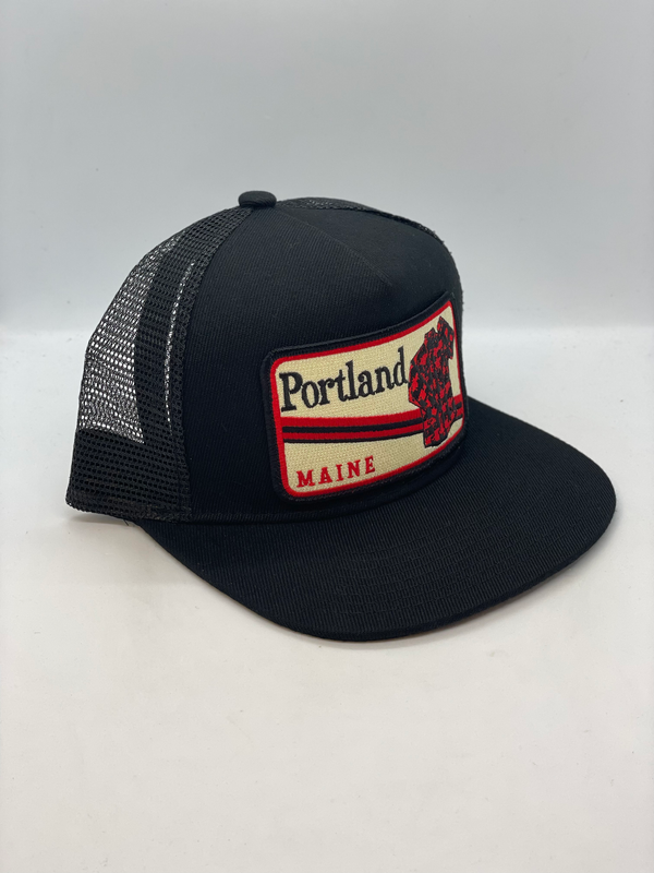 Portland Maine Flannel Pocket Hat
