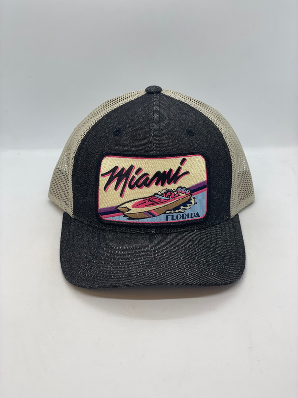 Sombrero de bolsillo de barco de Miami Florida