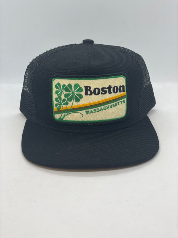 Sombrero de bolsillo con trébol de Boston Massachusetts