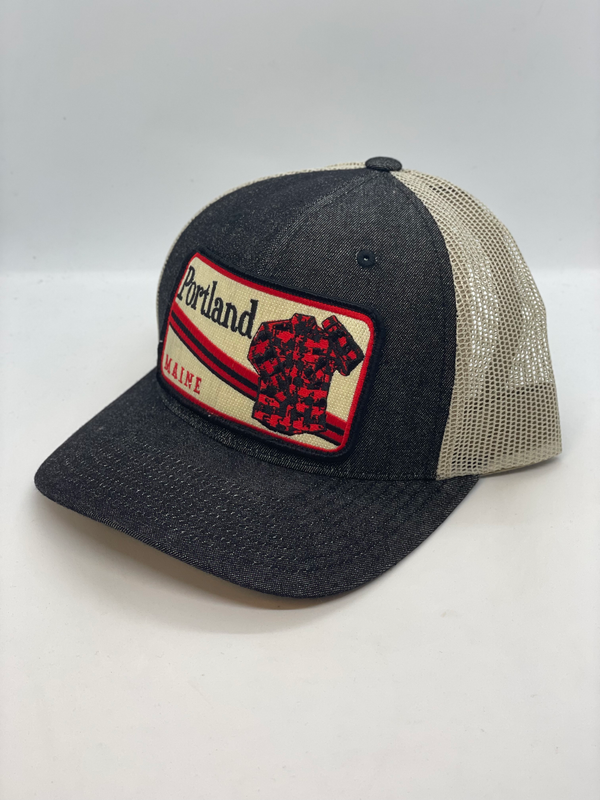 Portland Maine Flannel Pocket Hat
