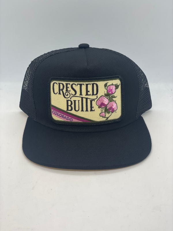 Sombrero de bolsillo con flores de Crested Butte Colorado