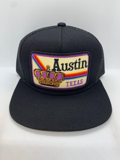 Sombrero de bolsillo con corona violeta de Austin Texas