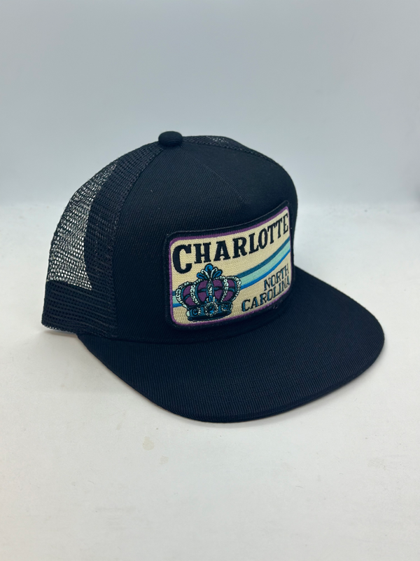 Sombrero de bolsillo con corona de Charlotte Carolina del Norte