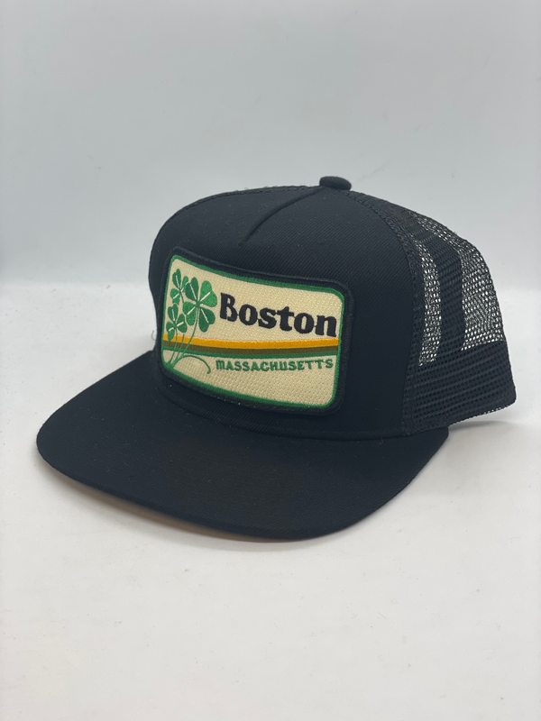 Sombrero de bolsillo con trébol de Boston Massachusetts