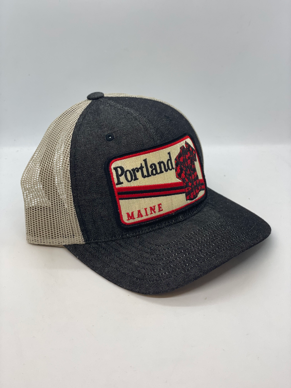 Portland Maine Flannel Pocket Hat