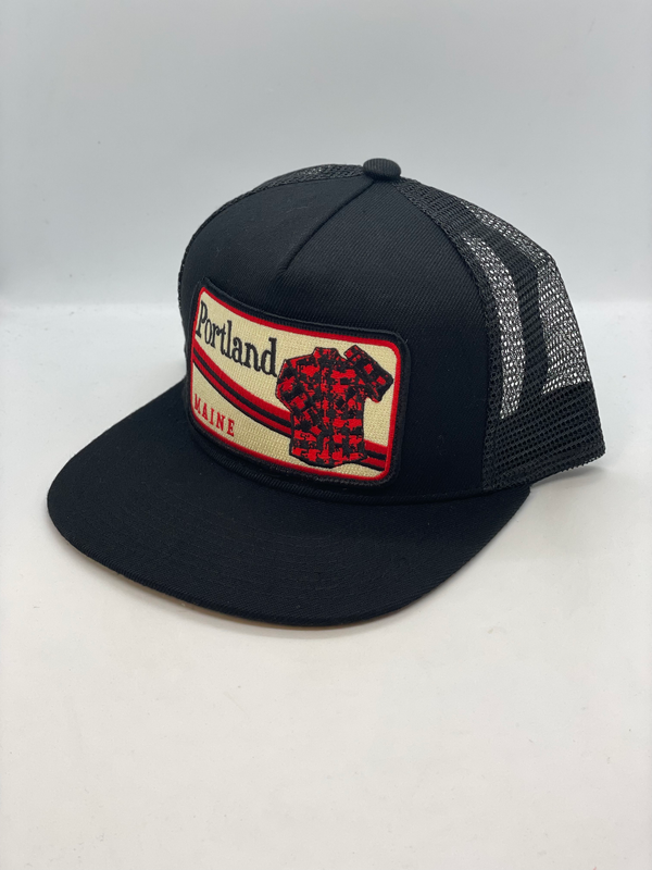 Portland Maine Flannel Pocket Hat