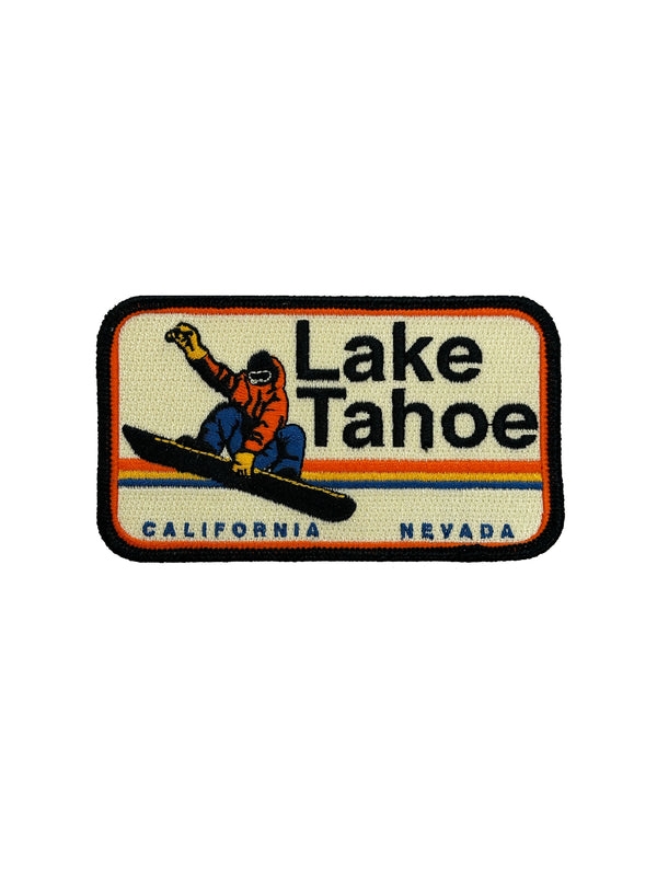 Parche de snowboard Lake Tahoe (mantequilla)