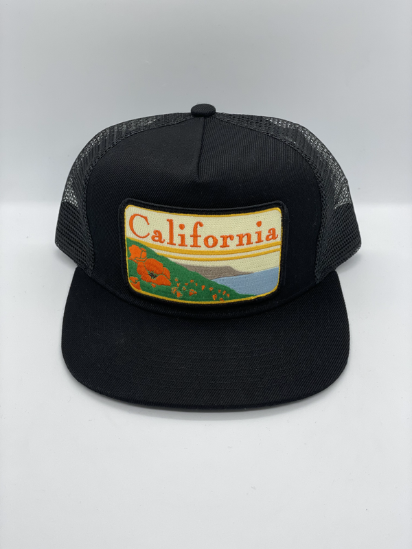 Sombrero de bolsillo de amapola de California