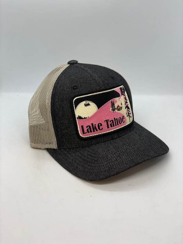 Lake Tahoe Winter Scene Pocket Hat