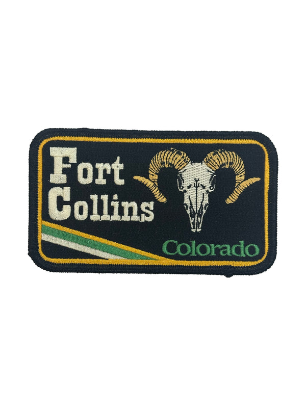 Fort Collins Colorado Skull Patch