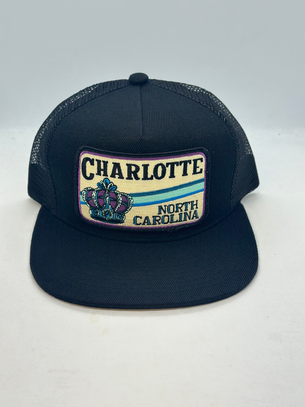 Charlotte North Carolina Crown Pocket Hat