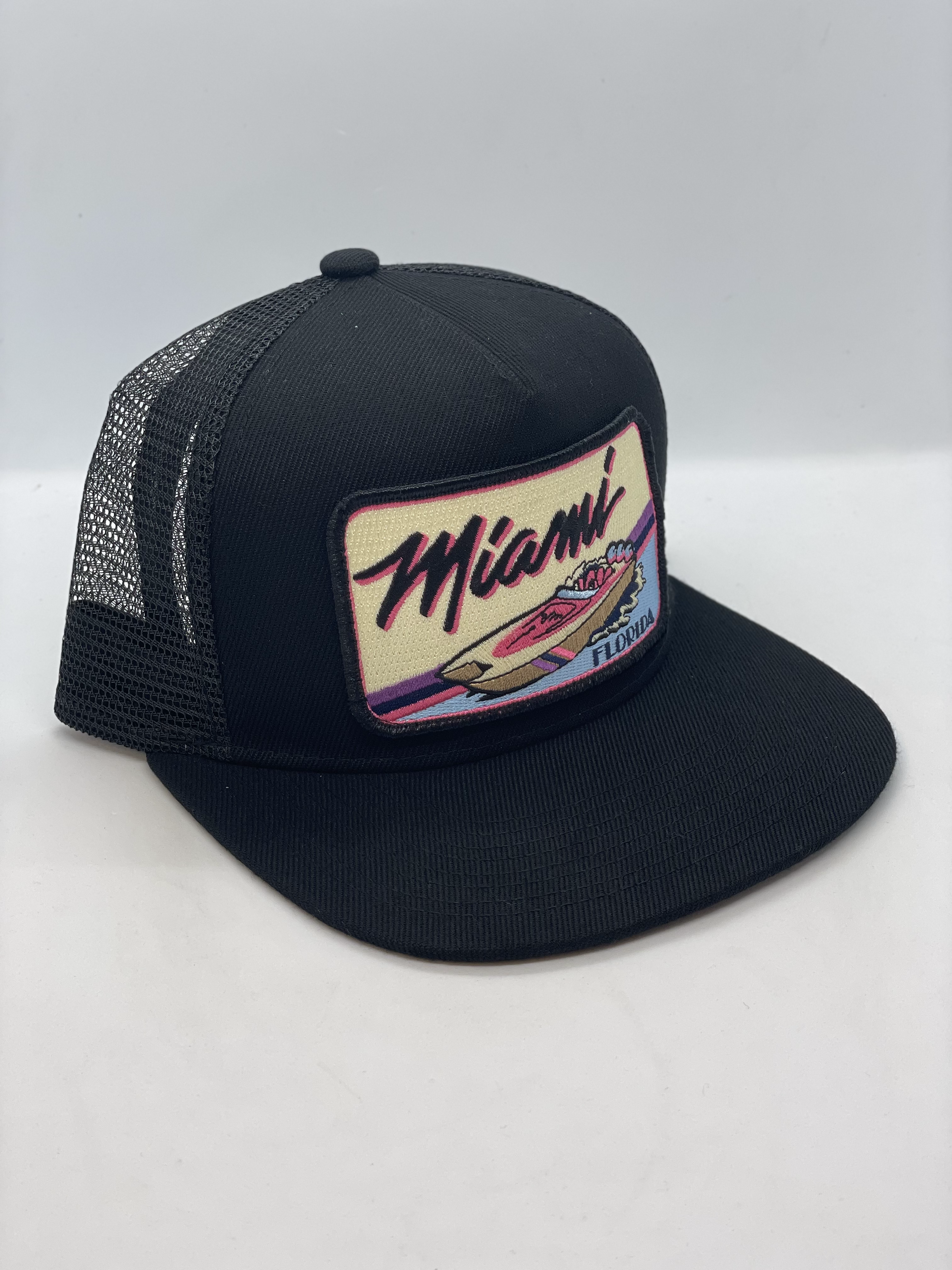 Miami Florida Boat Pocket Hat – Bart Bridge - Main Image