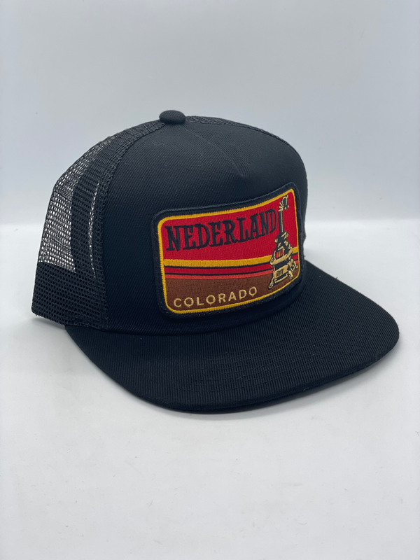 Nederland Colorado Fireplace Pocket Hat