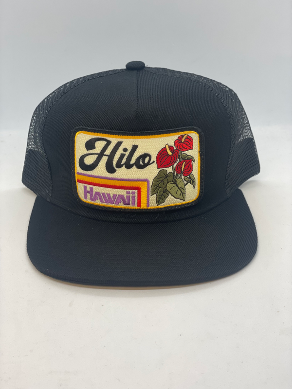 Hilo Hawaii Flowers Pocket Hat