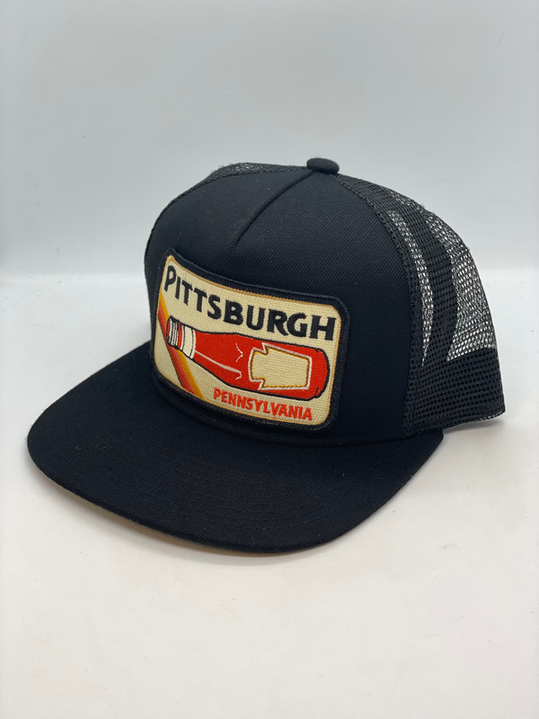 Pittsburgh Pennsylvania Pocket Hat (Ketchup)