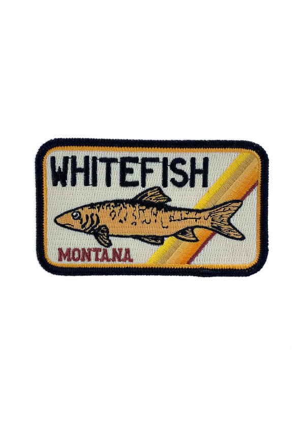 Parche de pescado blanco de Montana