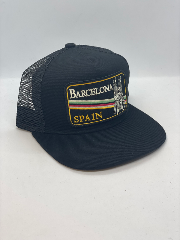 Barcelona Spain Pocket Hat