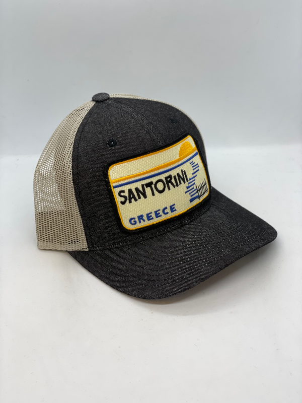 Santorini Greece Pocket Hat