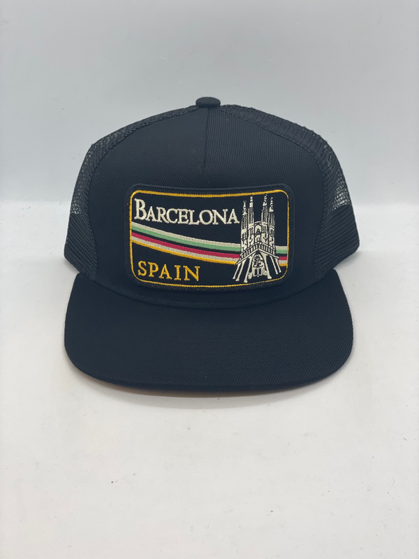 Barcelona Spain Pocket Hat