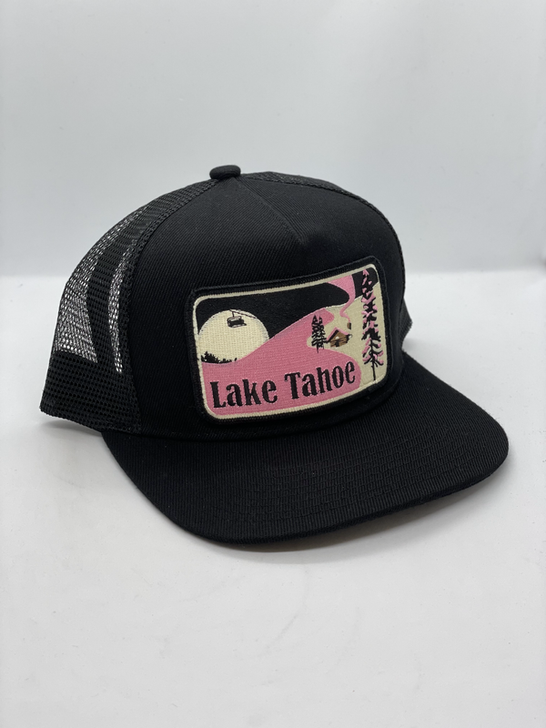 Lake Tahoe Winter Scene Pocket Hat