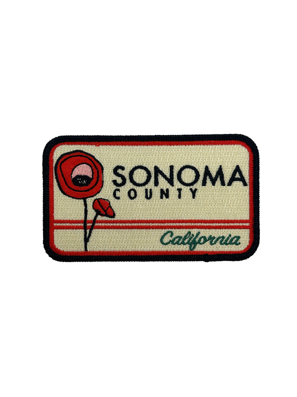 Sonoma County Patch (Blk Border)