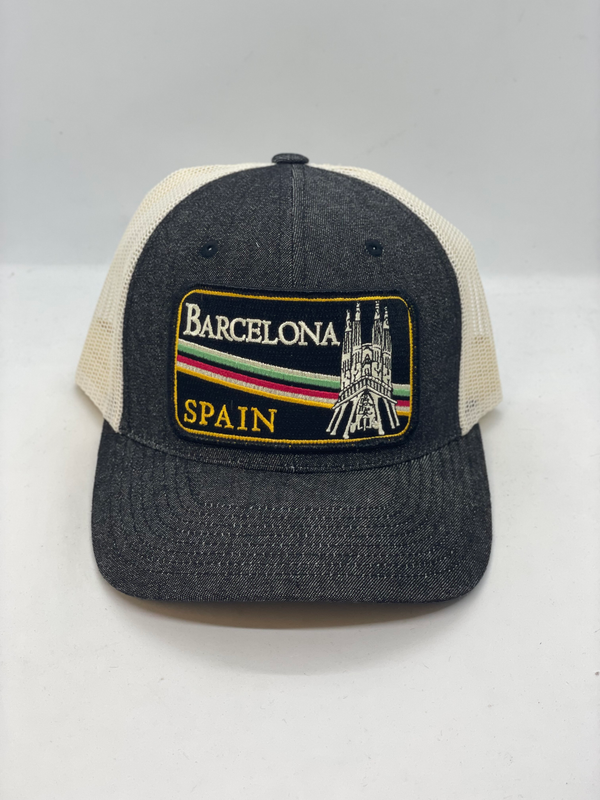 Barcelona Spain Pocket Hat