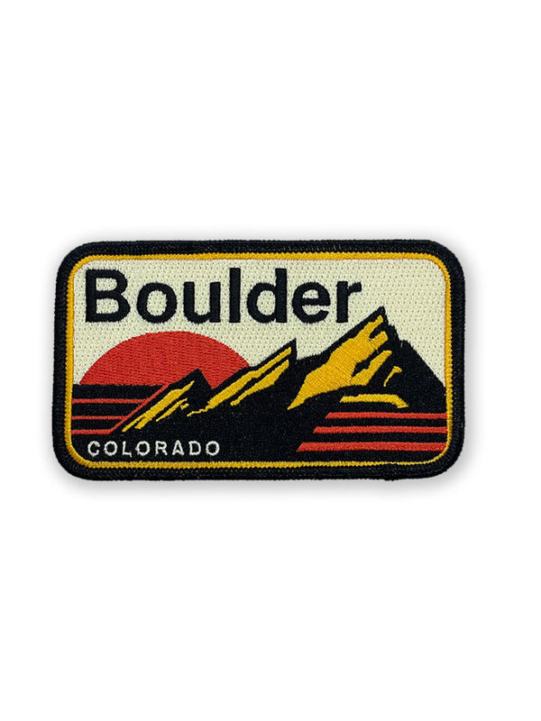 Boulder Colorado Flat Irons Patch