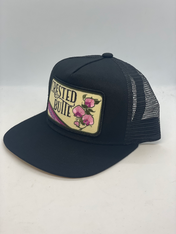 Sombrero de bolsillo con flores de Crested Butte Colorado