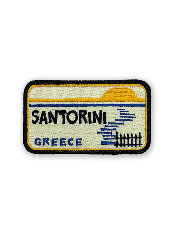 Santorini Greece Patch