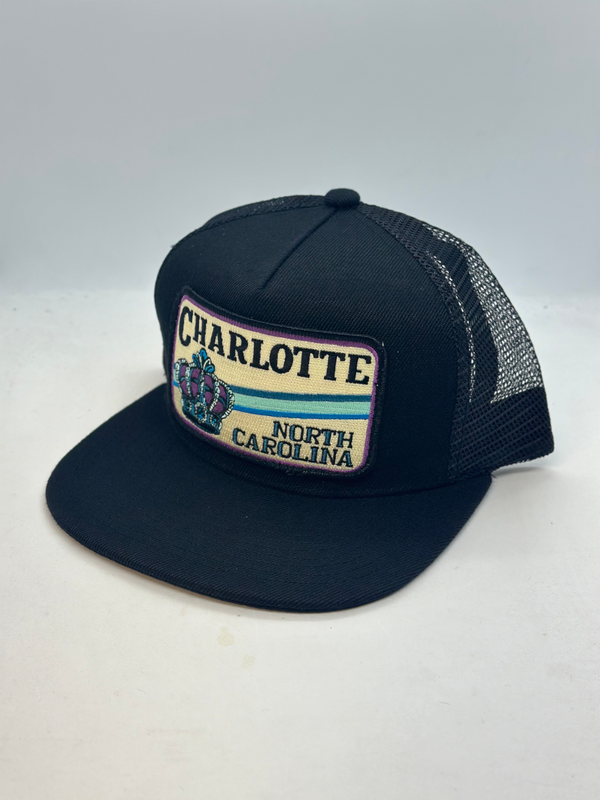 Sombrero de bolsillo con corona de Charlotte Carolina del Norte