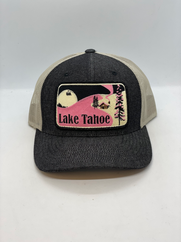 Lake Tahoe Winter Scene Pocket Hat