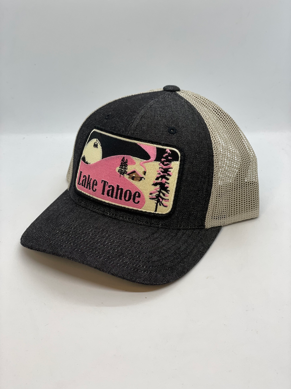 Lake Tahoe Winter Scene Pocket Hat