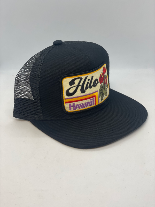 Hilo Hawaii Flowers Pocket Hat