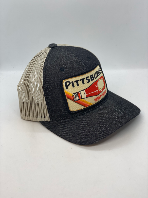 Pittsburgh Pennsylvania Pocket Hat (Ketchup)