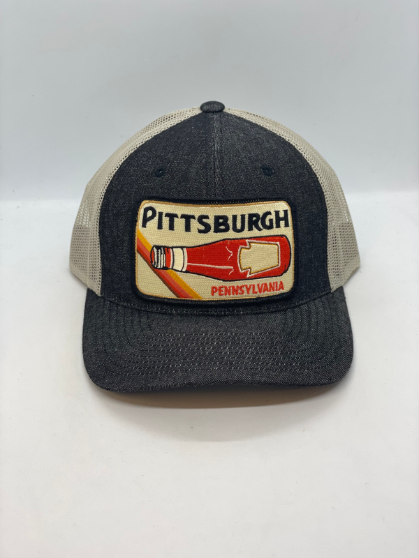 Pittsburgh Pennsylvania Pocket Hat (Ketchup)