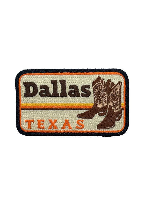 Dallas Texas Boots Patch