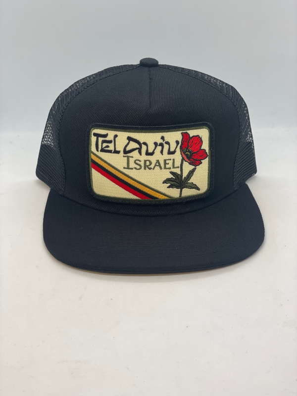 Sombrero de bolsillo con flores de Tel Aviv Israel