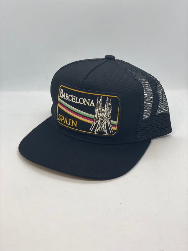 Barcelona Spain Pocket Hat