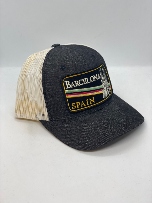 Barcelona Spain Pocket Hat