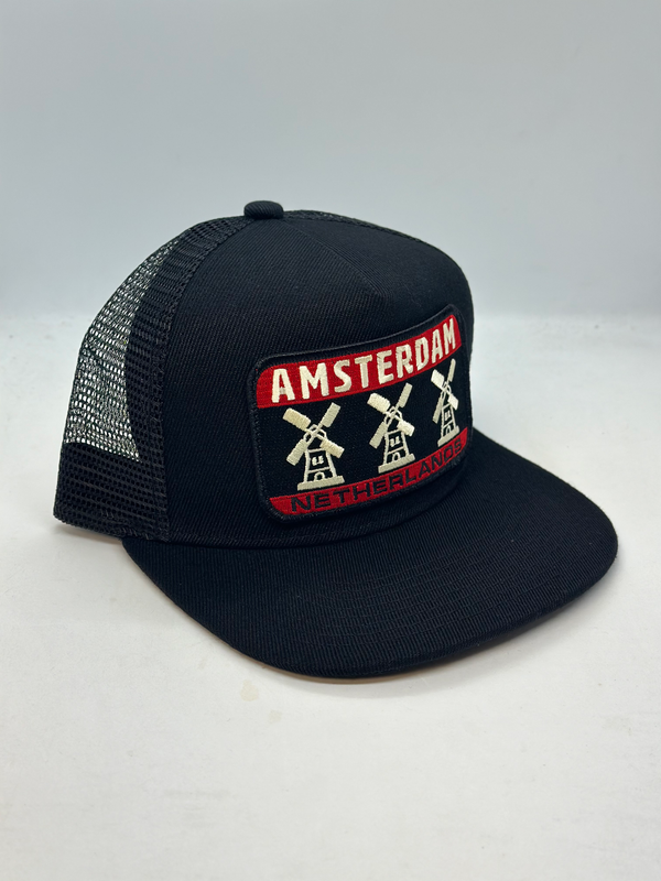 Sombrero de bolsillo con molino de viento de Ámsterdam, Países Bajos