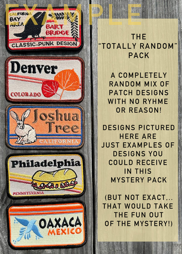 Mystery 5-Pack of Patches