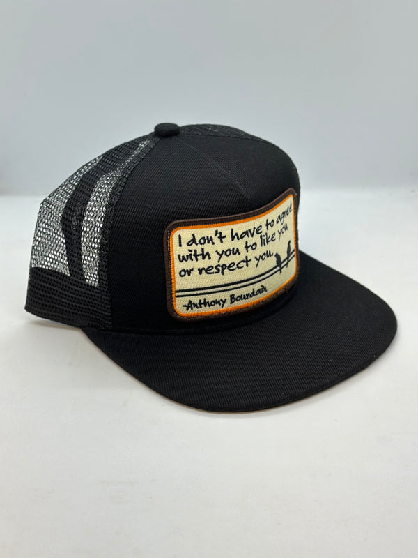 Bourdain Quote Pocket Hat