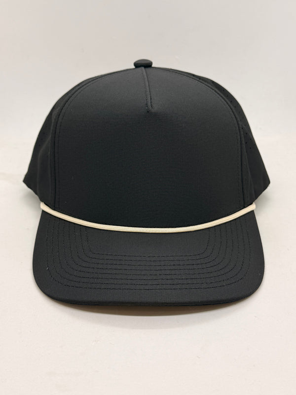 Athletic Mesh Rope (BLACK) Pocket Hat