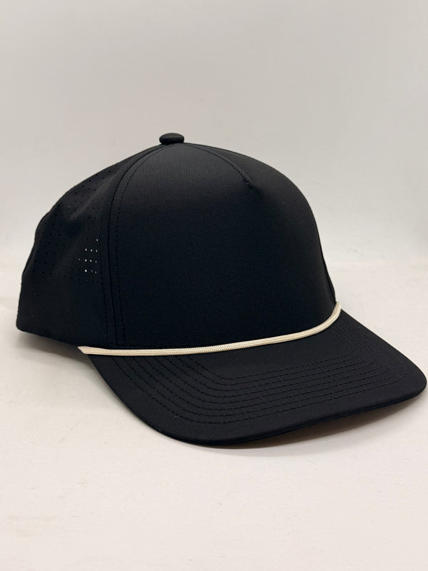 Athletic Mesh Rope (BLACK) Pocket Hat